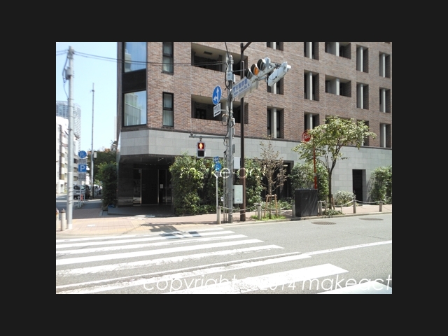 ■シティハウス東京新橋の前面道路_4